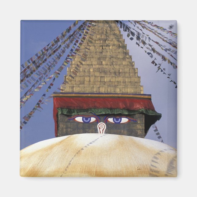 Imã Ásia, Nepal, Catmandu. Estupa de Bouddhanath. 2 (Frente)