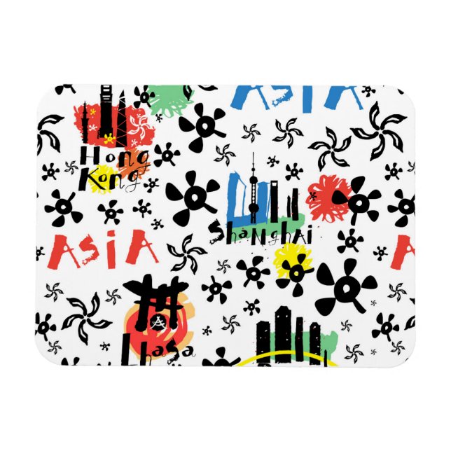 Ímã Ásia | Símbolos Padrão (Horizontal)