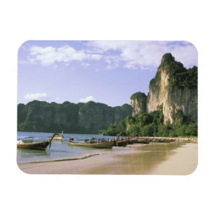 Ímã Ásia, Tailândia, Krabi. Praia de West Railay, long