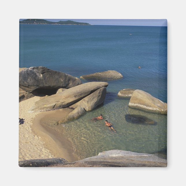 Imã Ásia, Tailândia, Samui. Praia (Frente)