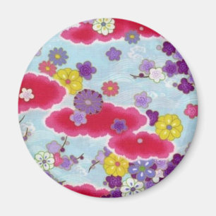 Imã Asiático Kimono Floral