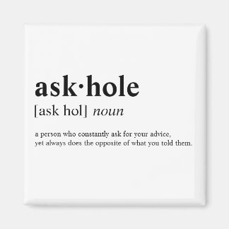 Imã Askhole - Significado do dicionário