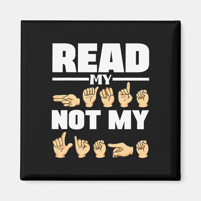 Imã ASL Alfabet American Sing Language Professora ASL  (Frente)