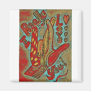 Imã ASL Funky Eu realmente te amo