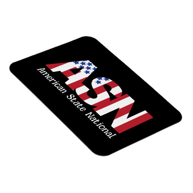 Ímã ASN - Nacional do Estado Americano (Lado Direito)