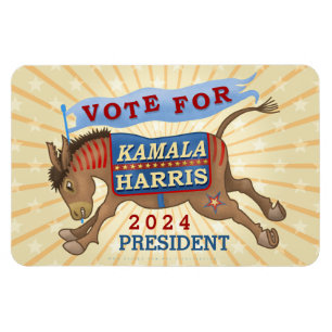 Ímã Asno 2020 do presidente Democrata de Kamala Harris