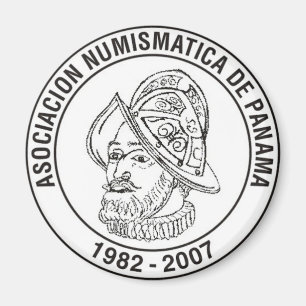 Imã Asociación Numismática De Panamá imán