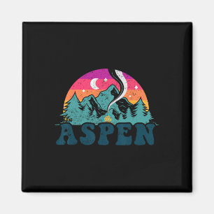 Imã Aspen Colorado Co Mountain Skiing Vintage 80s Aspe