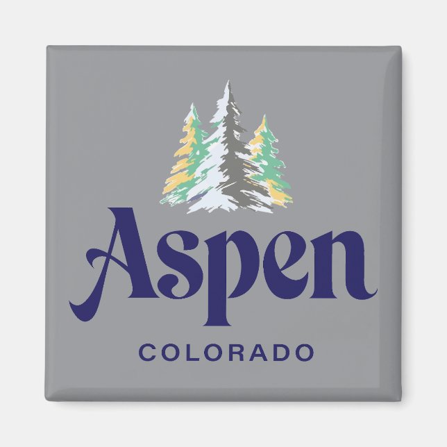 Imã Aspen Colorado Estados Unidos (Frente)