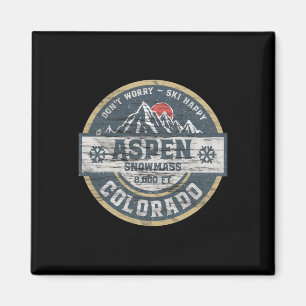 Imã Aspen Colorado Montanhas Rochosas Camiseta Hiking
