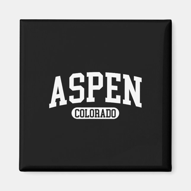 Imã Aspen Colorado Ski Gift (Frente)