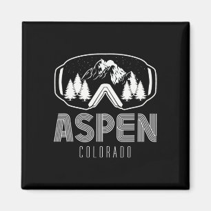 Imã Aspen Colorado Ski Snowboard Goggles Mountain Skii