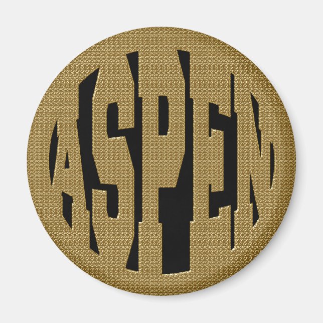 IMÃ ASPEN - DOURADO (Frente)