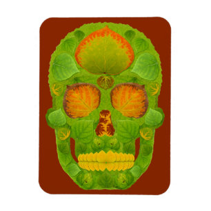 Ímã Aspen Folha Skull 10