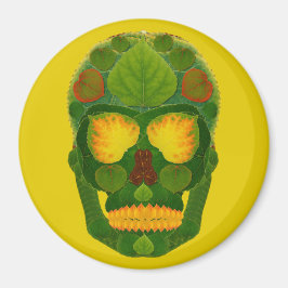 Imã Aspen Leaf Skull 9