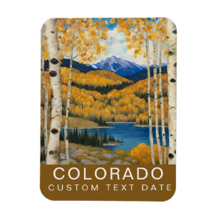 Ímã Aspirantes Personalizados do Colorado Montanhas Ou