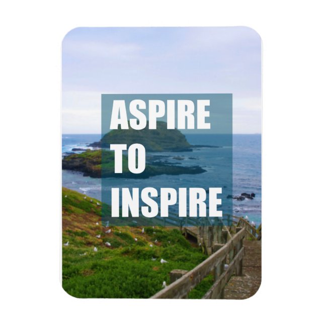 Ímã Aspirar a inspirar (Vertical)