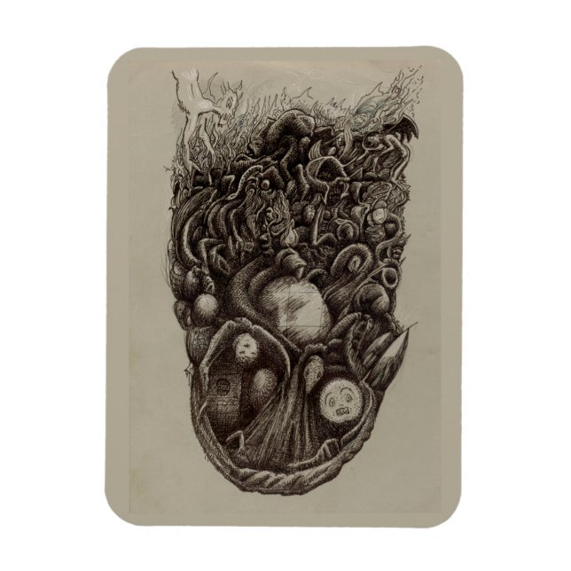 Ímã Assalto Psíquico (Vertical)