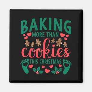 Imã Assando Mais do que Biscoitos neste Natal Grávida