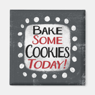 Imã Assar De Alguns Cookies Hoje, Magneta De Refrigera