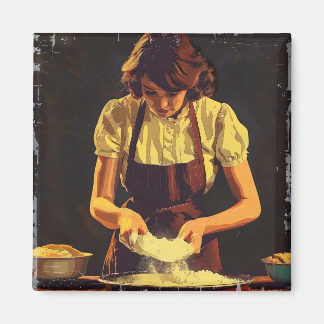 Imã Assar feminino Vintage (Frente)