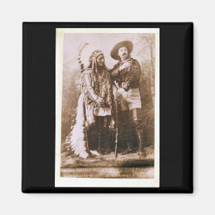 Imã Assento Bull e Buffalo Bill 1895