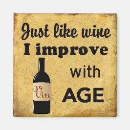 Imã Assim como o vinho, melhoro com o íman