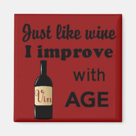 Imã Assim como o vinho que eu melhoro com o íman quadr