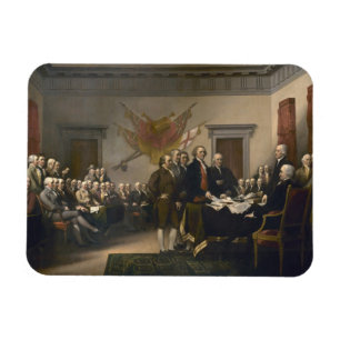 Ímã Assinando a declaração de independência, o 4 de