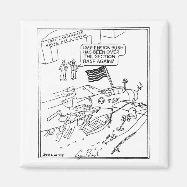 Imã Assinar Bush (Frente)