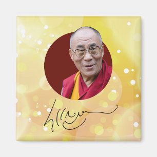 Imã assinatura 14 Dalai Lama