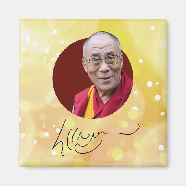 Imã assinatura 14 Dalai Lama (Frente)