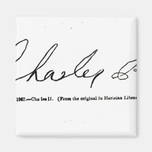 Imã Assinatura de Charles II