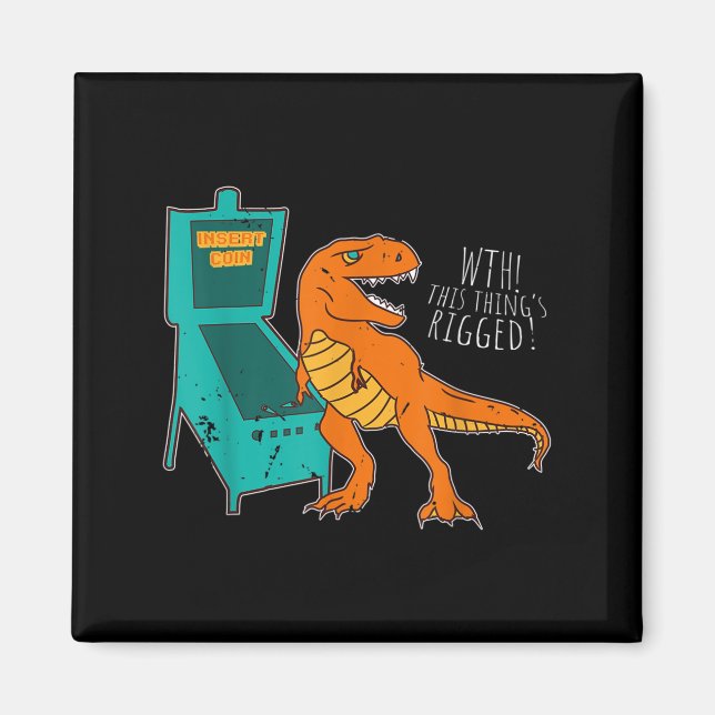 Imã Assistente de Pinball do Dinossaur - Pict do Jogad (Frente)