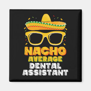 Imã Assistente Dentária Nacho Média Cinco De Mayo