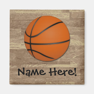 Imã Assoalho personalizado da madeira do basquetebol