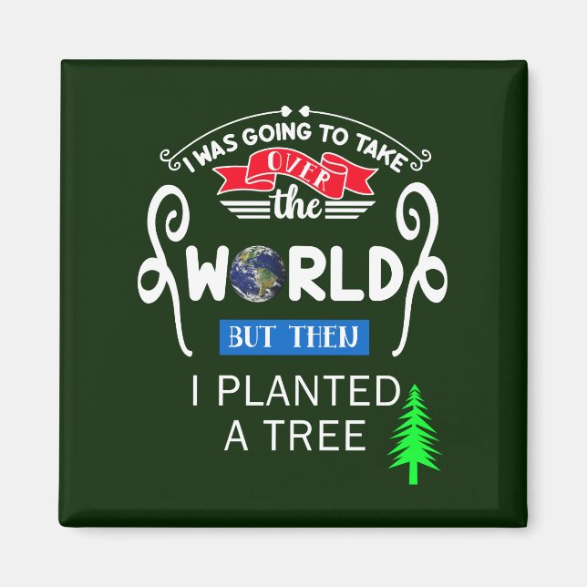 Imã Assuma o mundo plantou uma árvore (Frente)