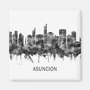 Imã Assunção Paraguai Skyline BW