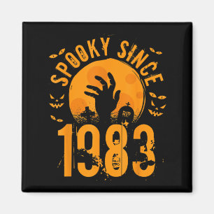 Imã Assustador Desde 1983 Presentes de Halloween Anive
