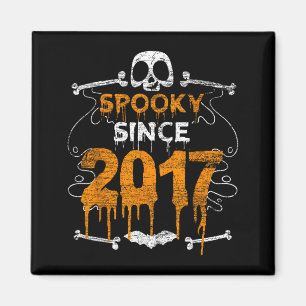Imã Assustador Desde 2017 Presentes de Halloween Bday