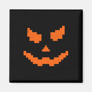Imã Assustador Halloween Jack O Lanterna Pumpkin Mau s