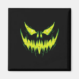 Imã Assustador Pumpkin Jack O Lanterna Face Homens do 