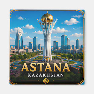 Imã Astana Cazaquistão Capital Moderna da Estepe 📍
