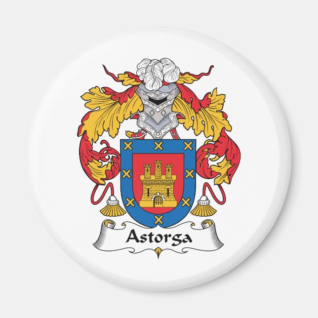 Imã Astorga Family Crest (Frente)