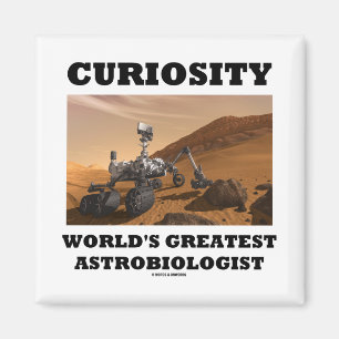 Imã Astrobiologist do mundo da curiosidade o grande
