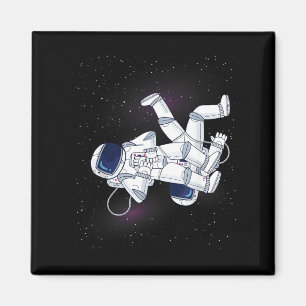 Imã Astronauta BJJ JiuJitsu Brasileiro Espaço Sideral