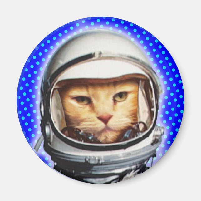 Imã Astronauta Cat (Frente)