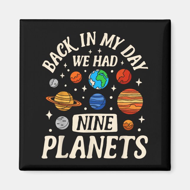 Imã Astronauta De Volta Nos Meus Tempos Tinha Nove Pla (Frente)