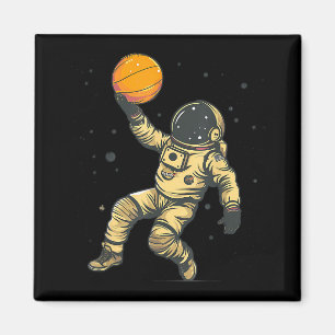 Imã Astronauta do Lover de Basquete - Trabalho de arte