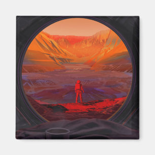 Imã Astronauta Em Marte